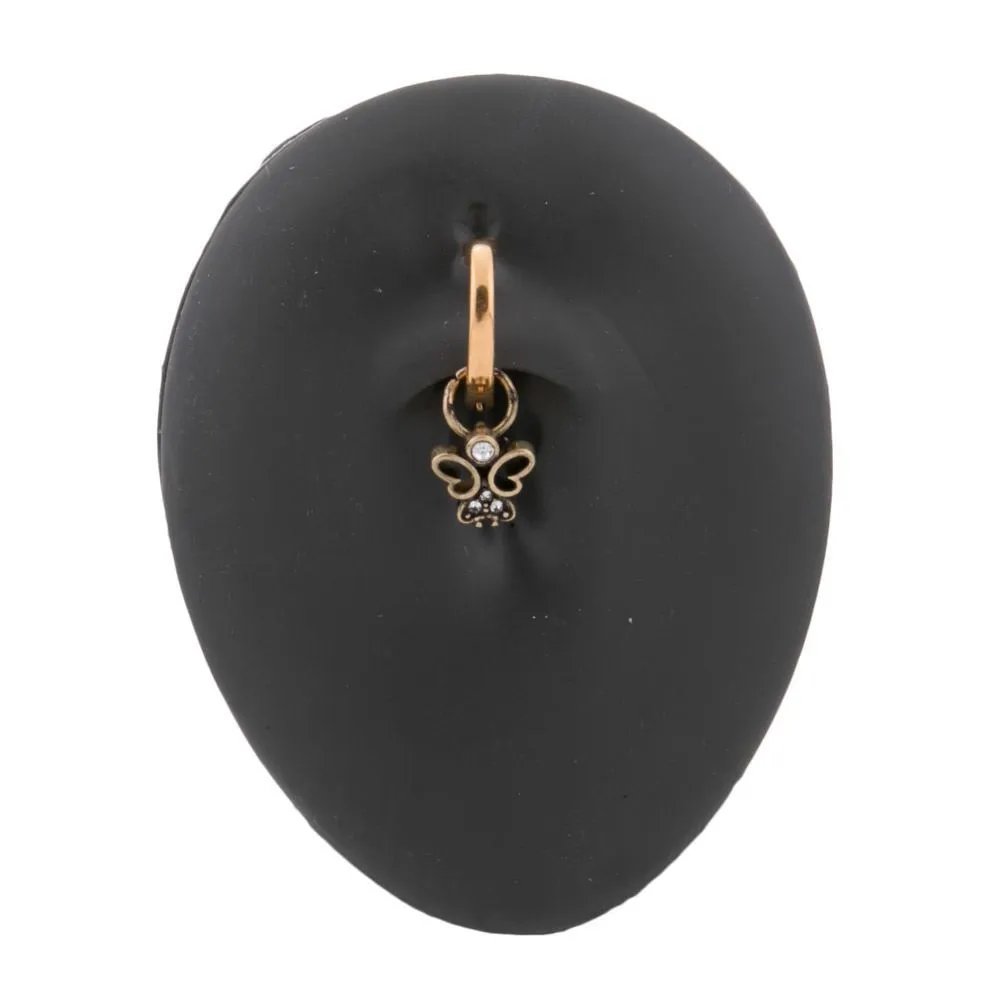 14g 3/8” Guardian Angel PVD Gold Clicker — Price Per 1