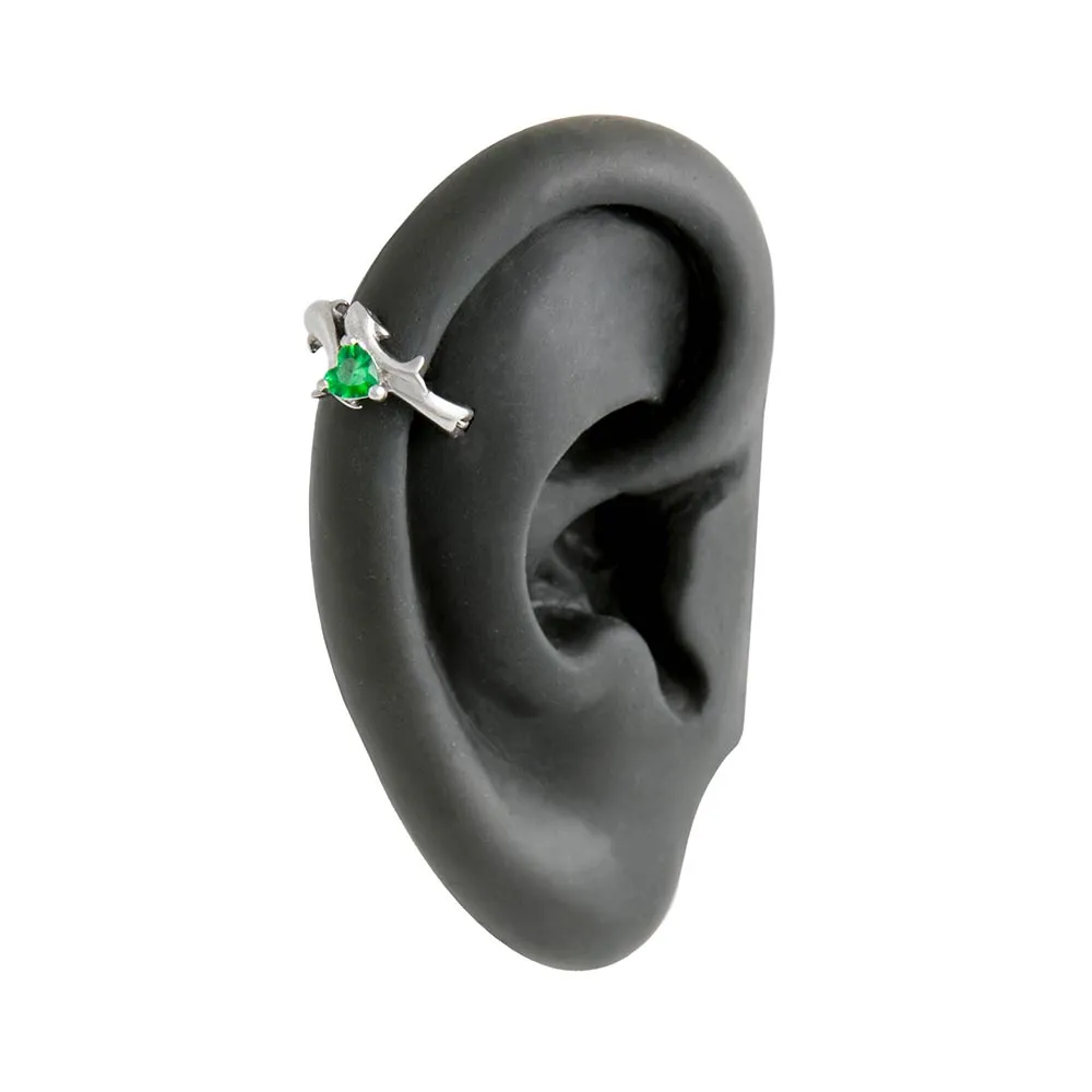 14g 3/8” Sea Green Dolphin Lovers Clicker Ring — Price Per 1