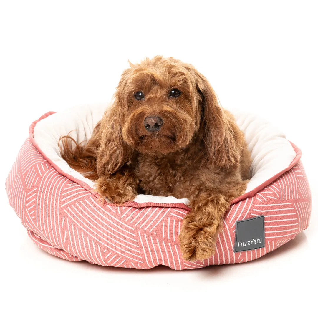 15% OFF: FuzzYard Thornbury Brick Red Reversible Pet Bed