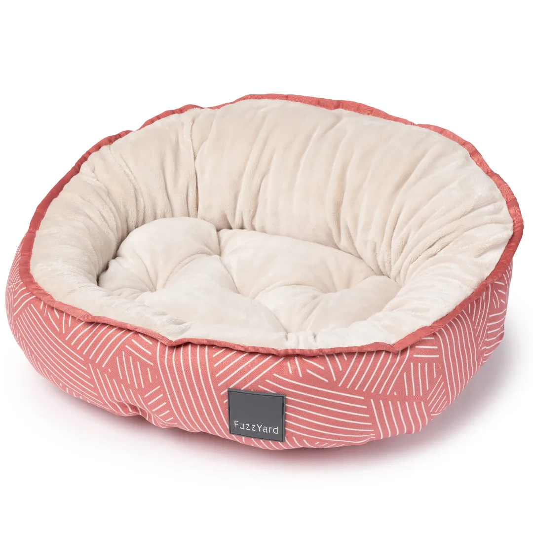 15% OFF: FuzzYard Thornbury Brick Red Reversible Pet Bed