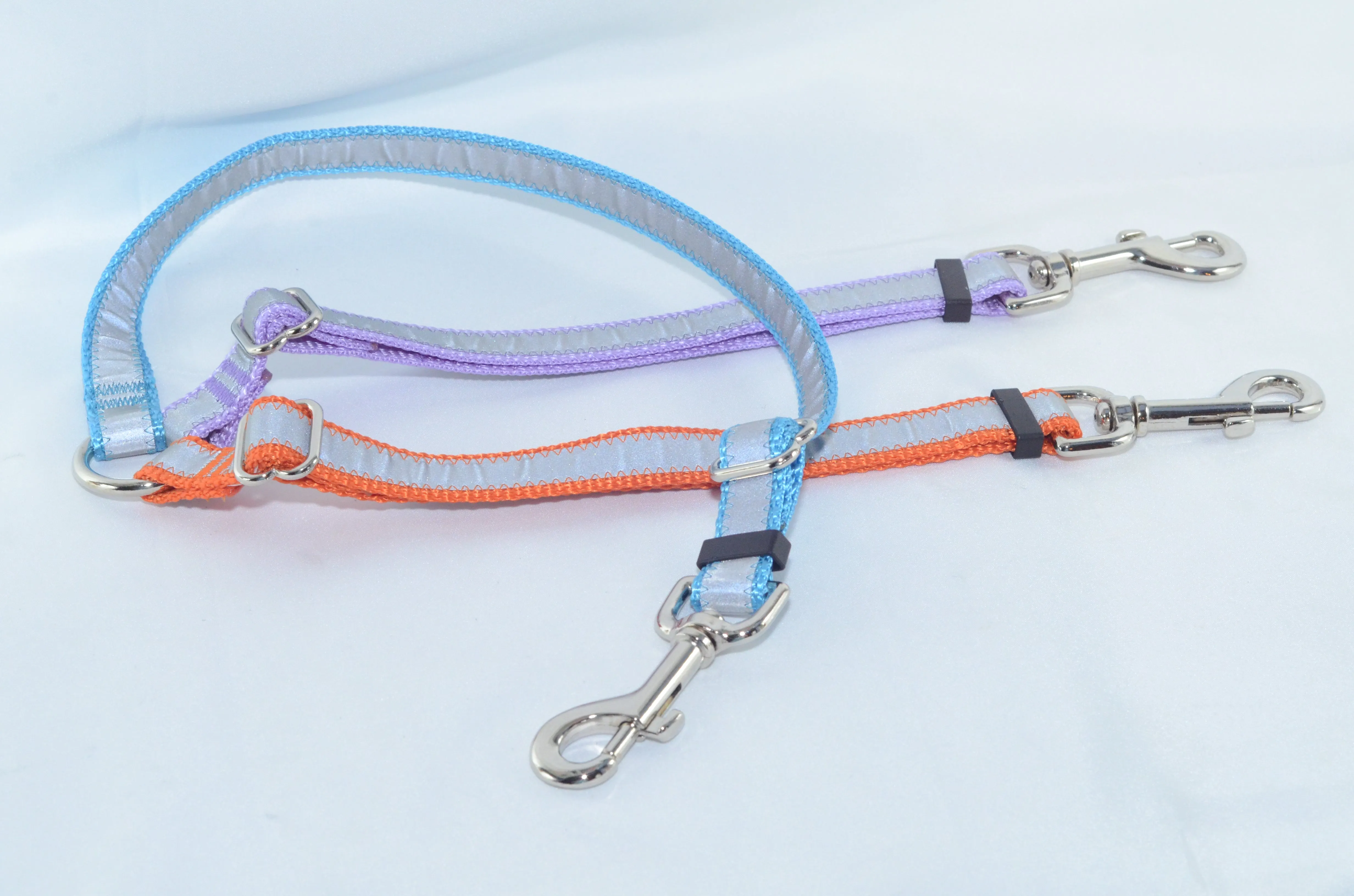 3-Way Leash Splitter | Coupler to Walk 3 dogs with 1 Leash | Solid or Reflective