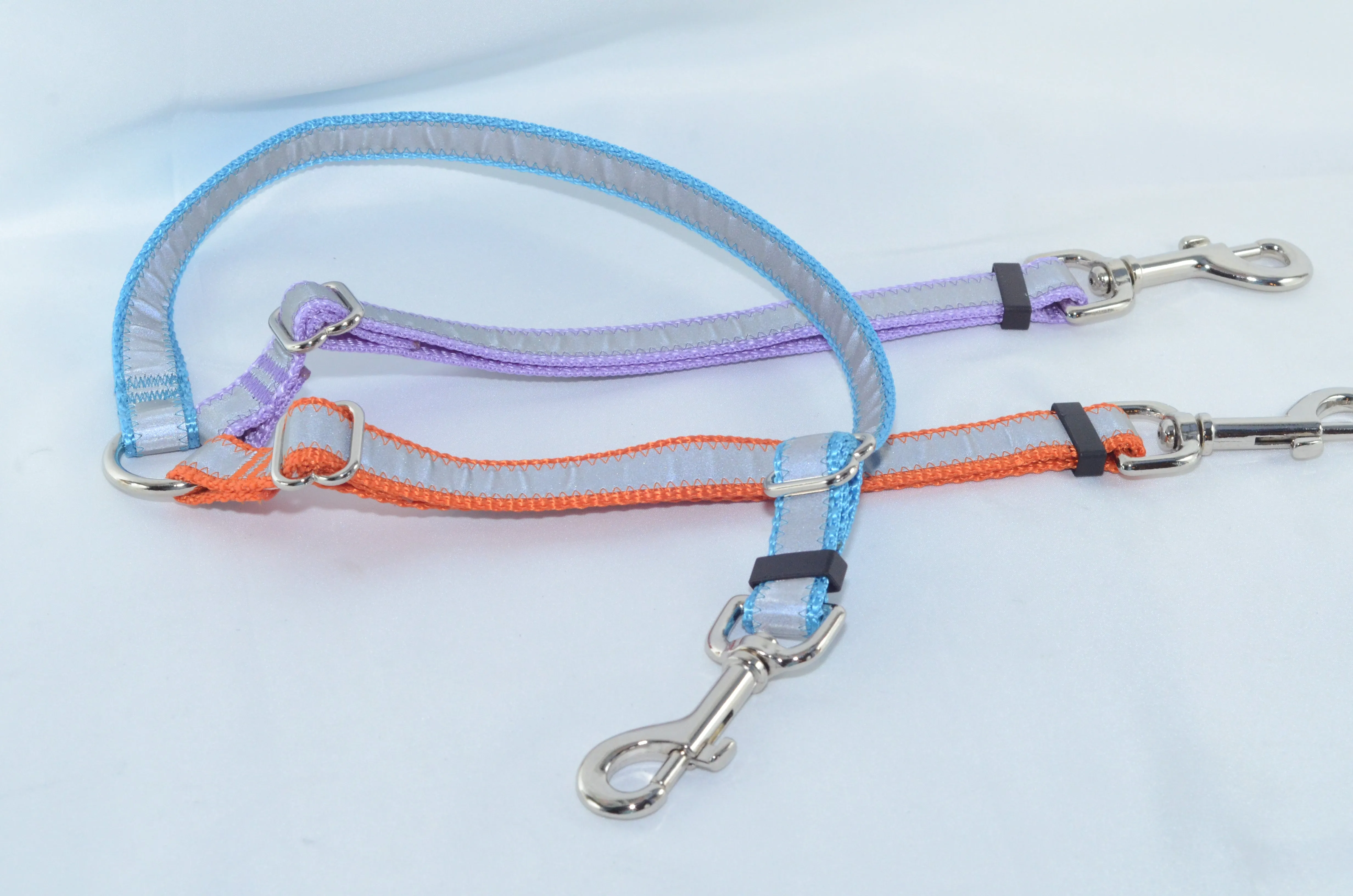 3-Way Leash Splitter | Coupler to Walk 3 dogs with 1 Leash | Solid or Reflective