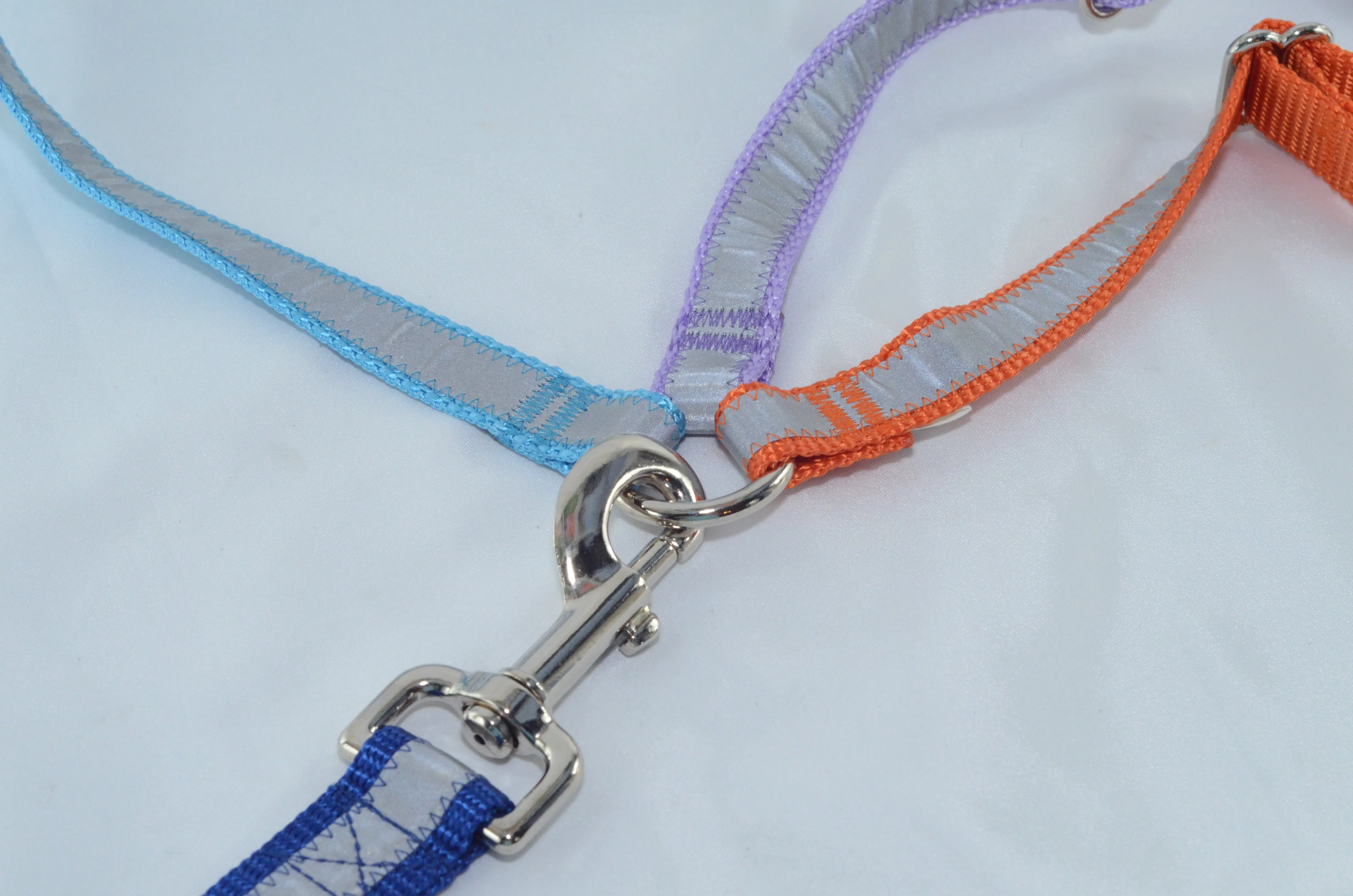 3-Way Leash Splitter | Coupler to Walk 3 dogs with 1 Leash | Solid or Reflective