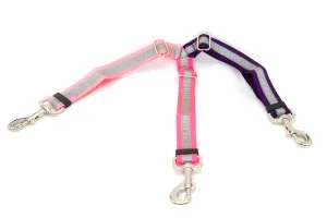 3-Way Leash Splitter | Coupler to Walk 3 dogs with 1 Leash | Solid or Reflective