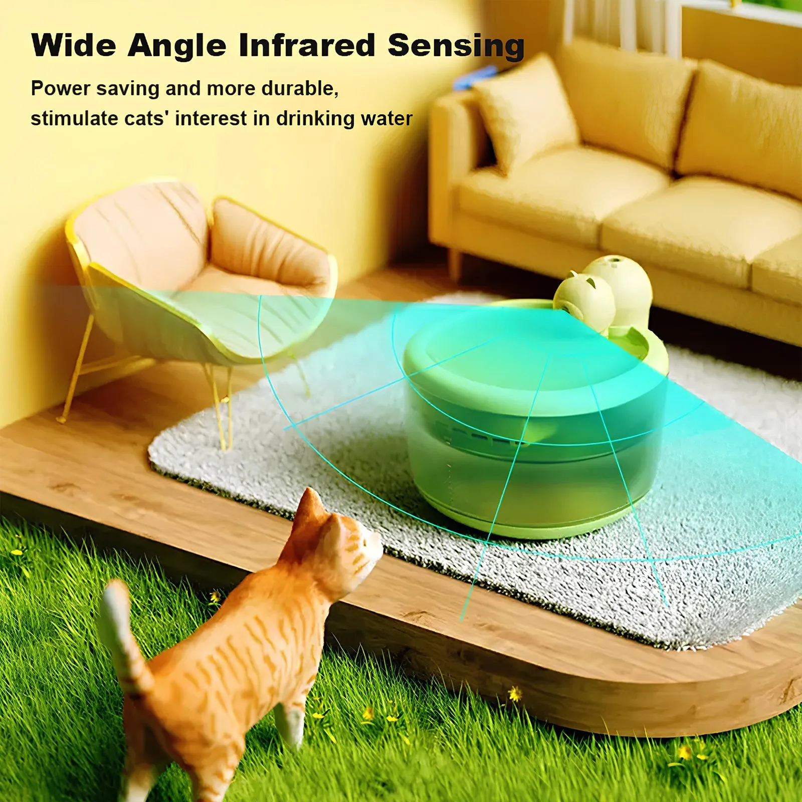 Bear Wireless Pet Drinking Fountain