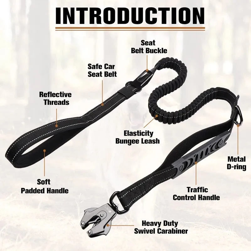 Benepaw Tactical Heavy Duty Dog Leash