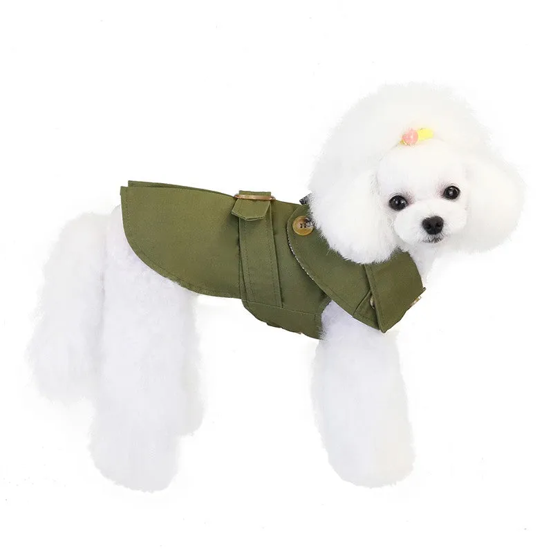 British Style Pet Winter Coat