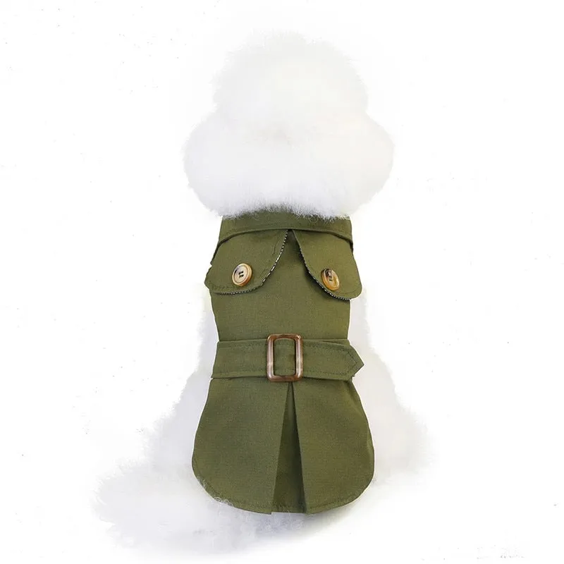 British Style Pet Winter Coat
