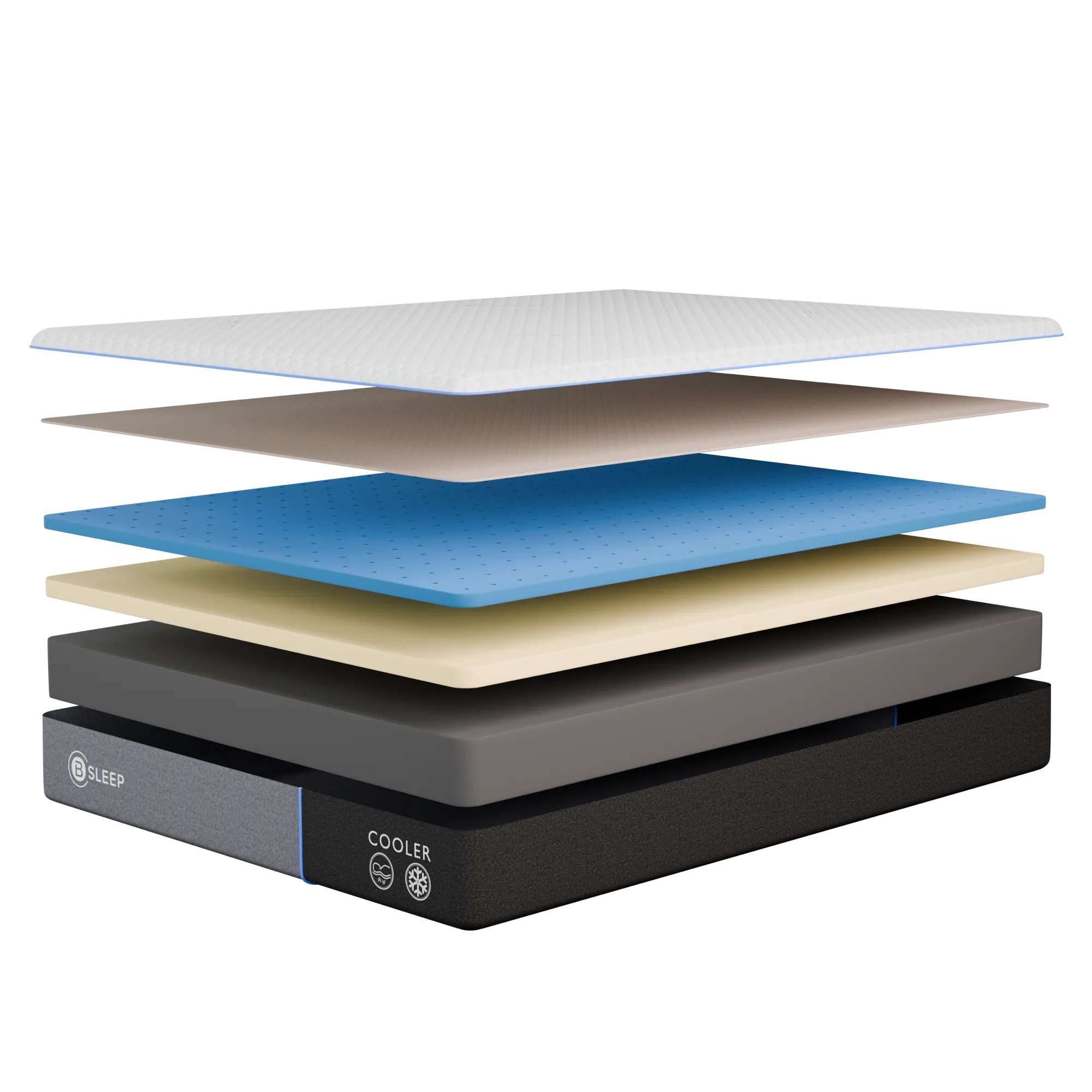 Bsleep Cooler 12” Memory Foam King Mattress