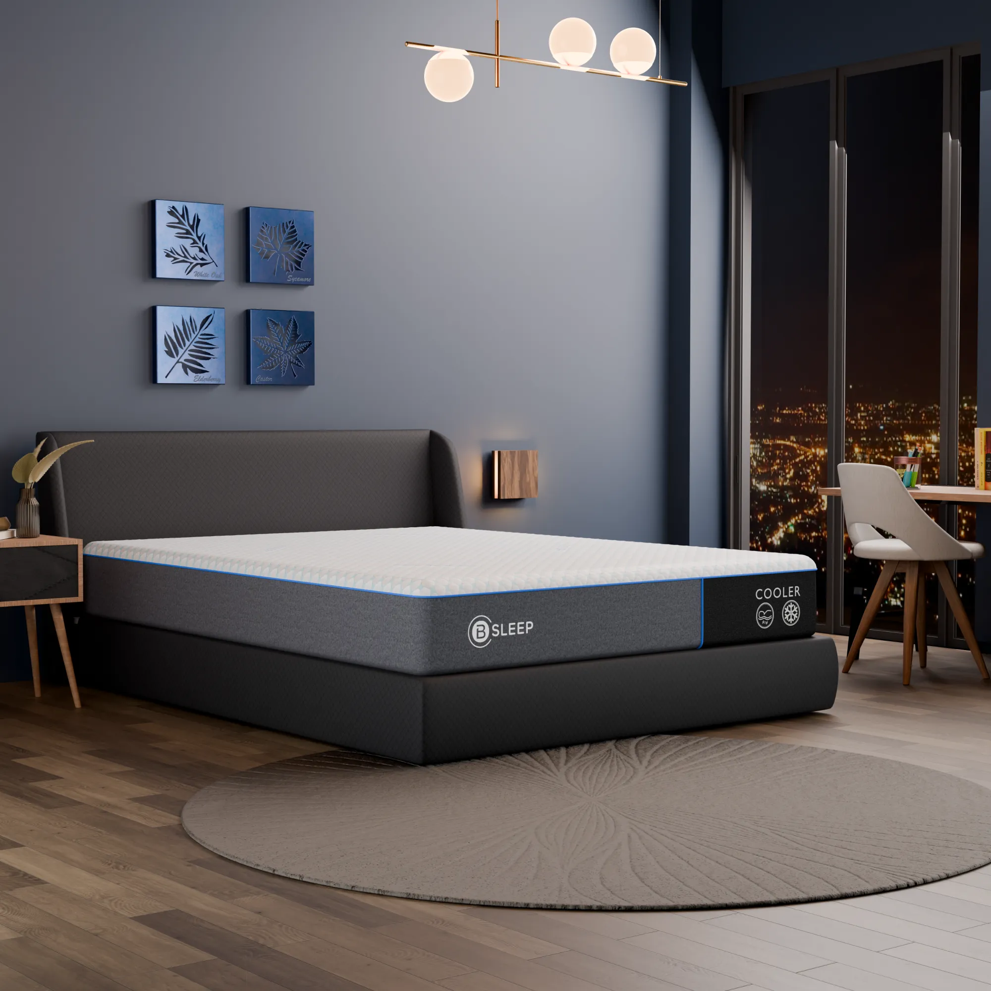 Bsleep Cooler 12” Memory Foam King Mattress