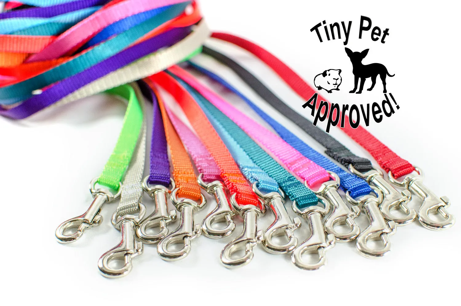 Cat & Small Pet Leash | 3/8" wide | 16 colors