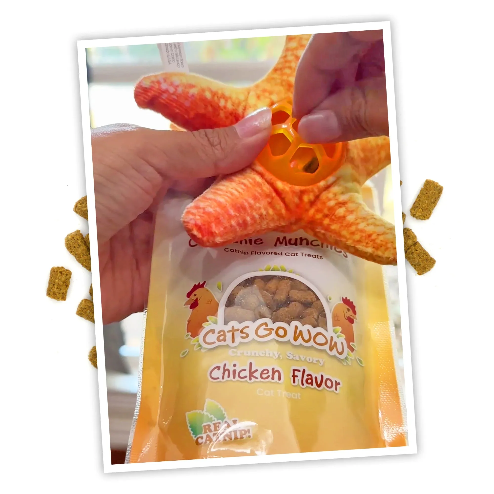 Crunchie Munchies® Chicken and Catnip Flavor Cat Treats