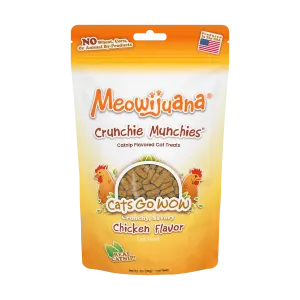 Crunchie Munchies® Chicken and Catnip Flavor Cat Treats