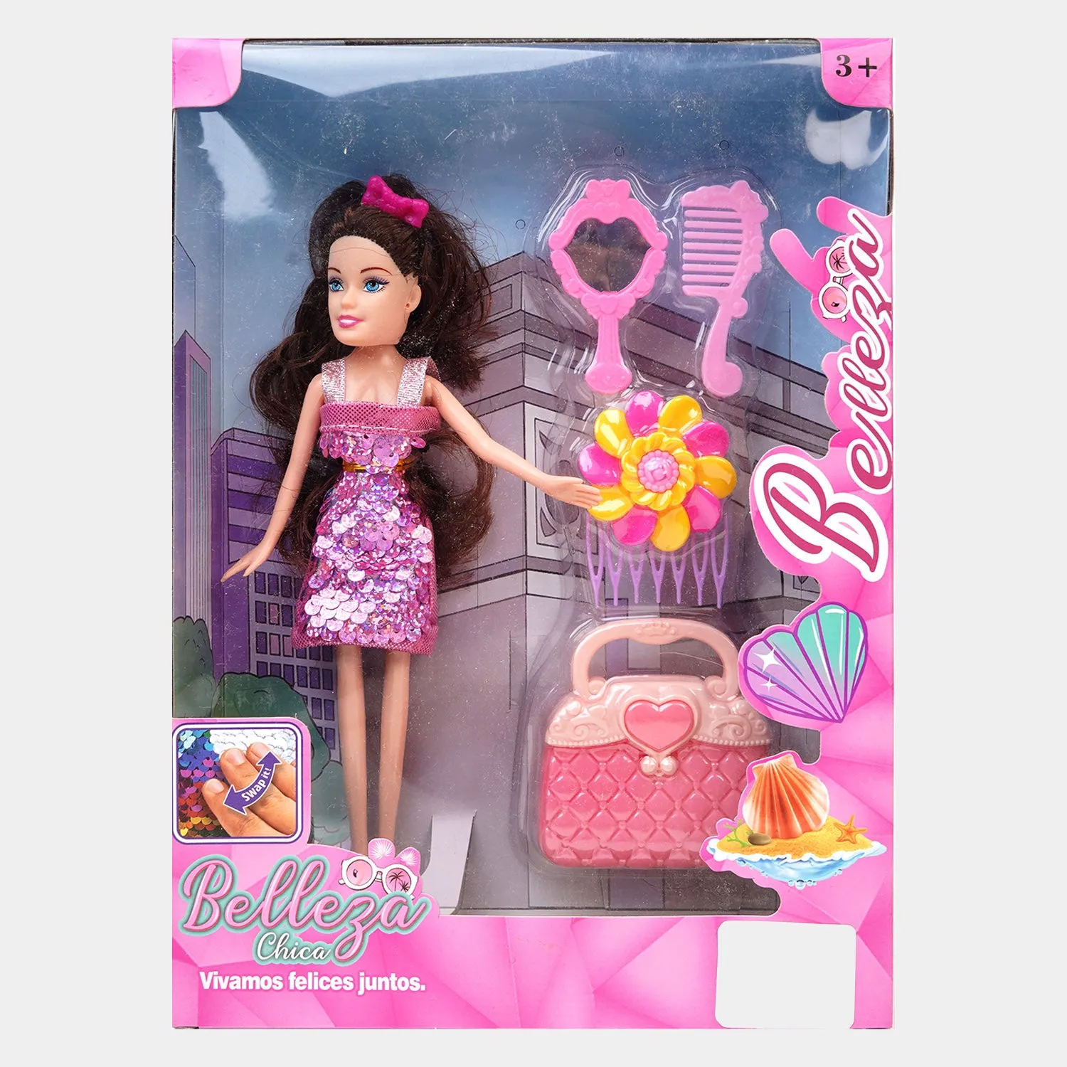 Cute Doll With Accessories For Girls