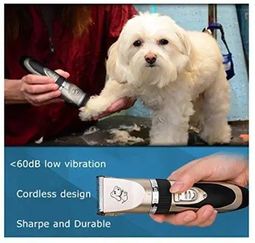 DOG HAIR TRIMMER Automatic Rechargeable Pet Hair Trimmer  For Dog