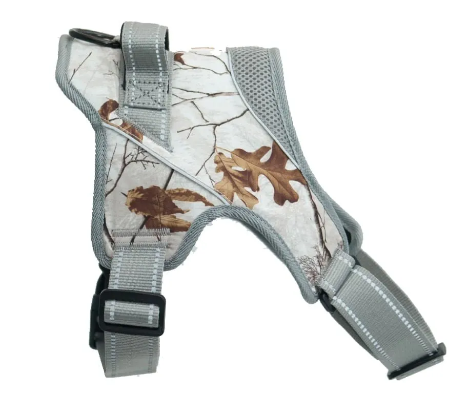 Doggy Tales Patented Realtree Hart Harness, Snow