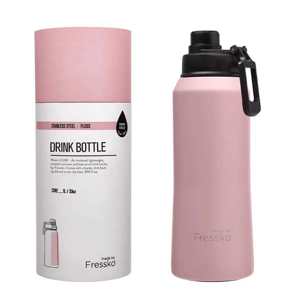Fressko Insulated Stainless Steel Bottle CORE 1L  Sip Lid