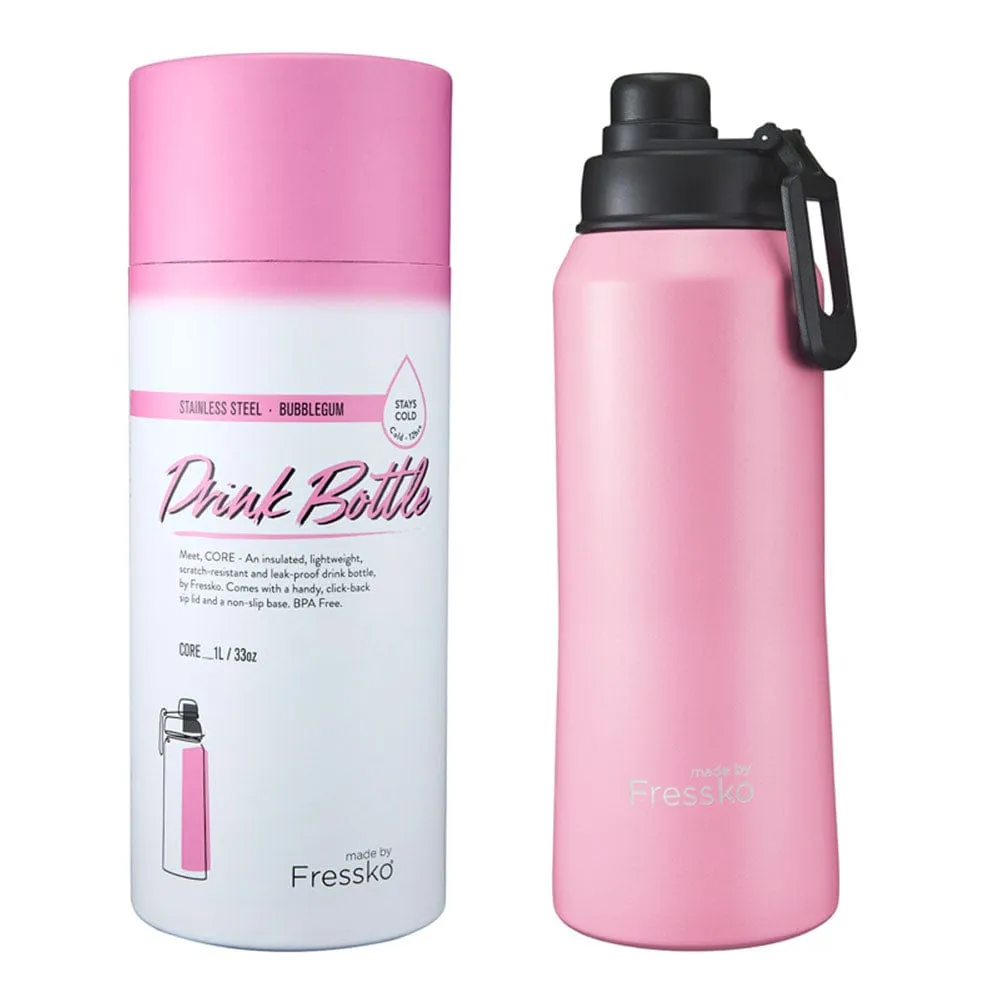 Fressko Insulated Stainless Steel Bottle CORE 1L  Sip Lid