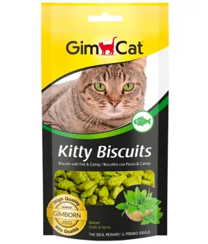 GimCat Kitty Biscuits with Fish and Catnip 40g