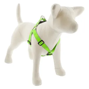 Lupine Reflective Step In Dog Harness 1" Wide 24"-38" Girth Green Diamond