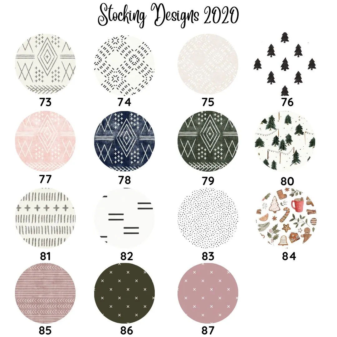 Personalized Stockings - Reversible