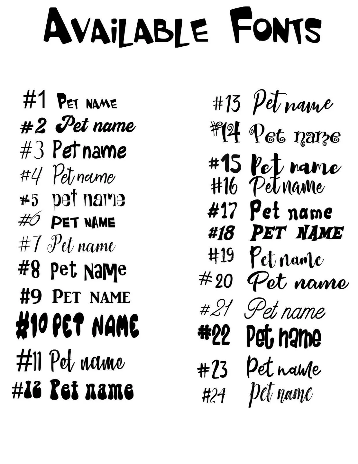 Pet ID Tag Chucky Personalized Custom Double Sided Pet Tag w/name & number Petcollarshandmade