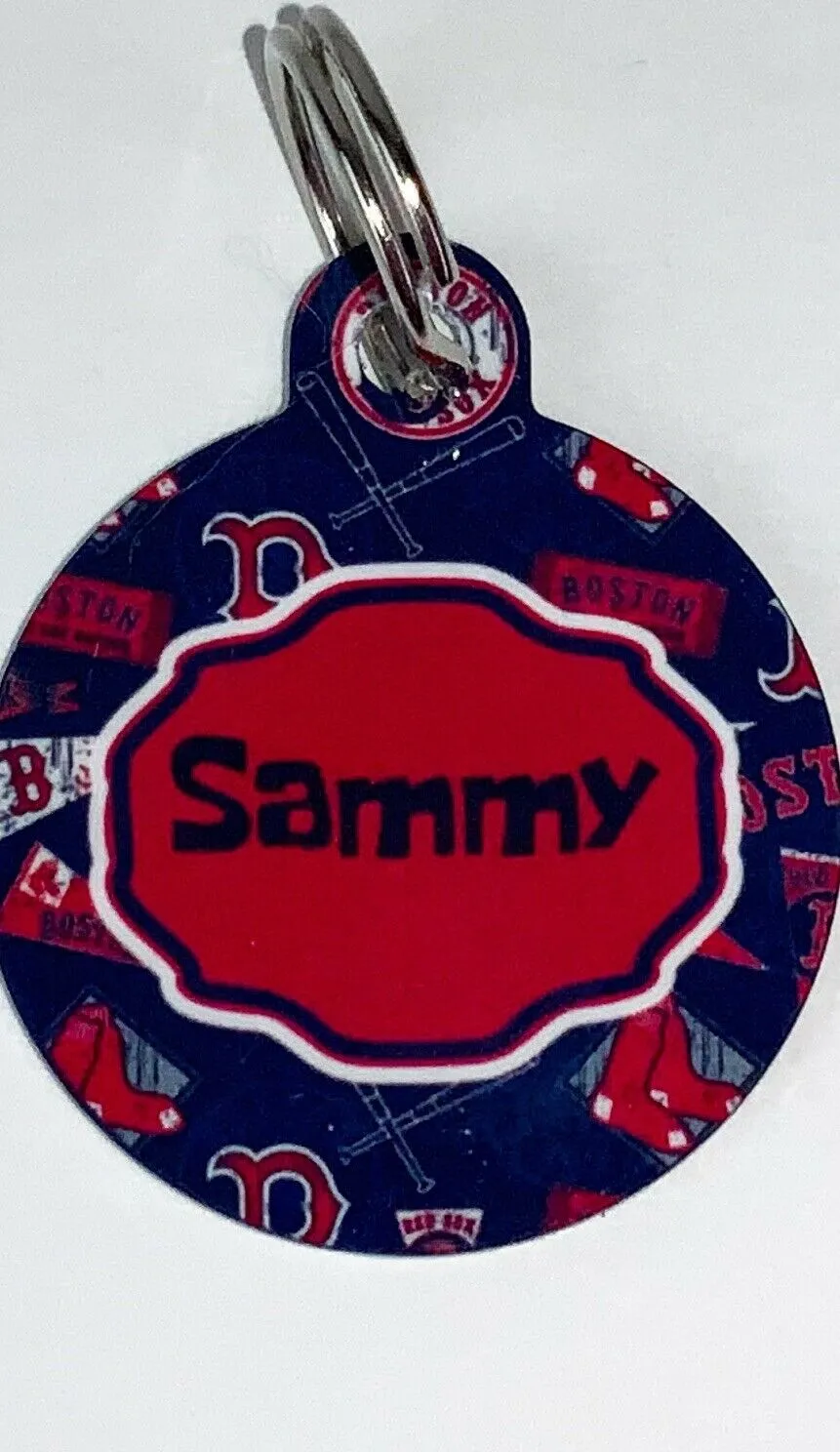 Pet ID Tag Hello Kitty Personalized Custom Double Sided Pet Tag name & number Petcollarshandmade