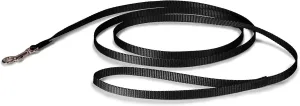 PetSafe Nylon Dog Leash  Strong, Durable, Traditional Style Leash with Easy to Use Bolt Snap for Small, Medium and Large Dogs  3/8" x 6', Black