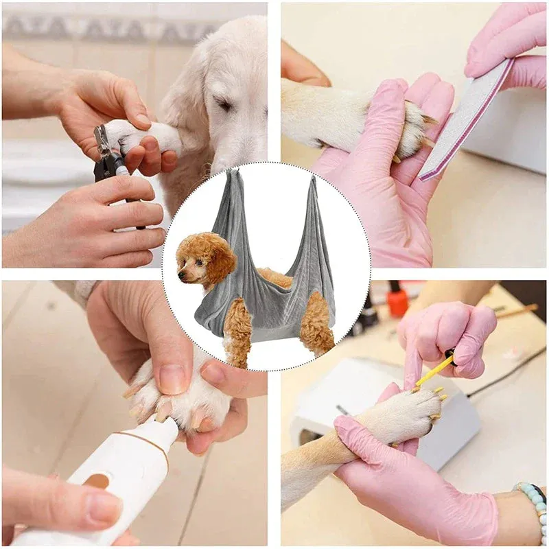 Portable Pet Grooming Hammock - Meet Pampered Paws! 🐾🛁