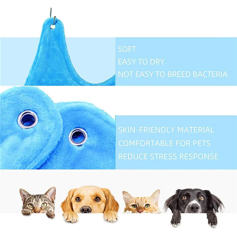 Portable Pet Grooming Hammock - Meet Pampered Paws! 🐾🛁