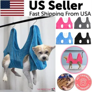 Portable Pet Grooming Hammock - Meet Pampered Paws! 🐾🛁