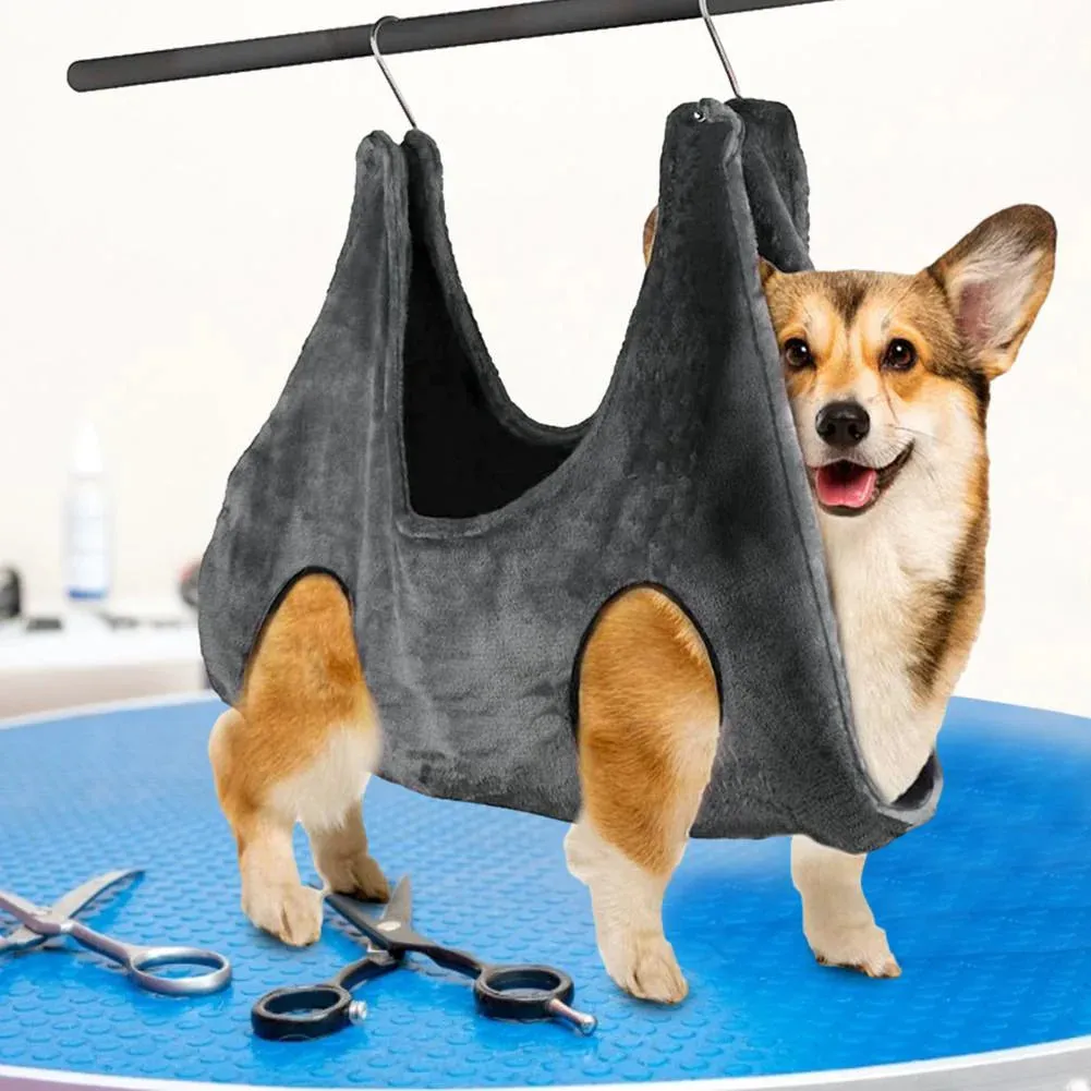 Portable Pet Grooming Hammock - Meet Pampered Paws! 🐾🛁