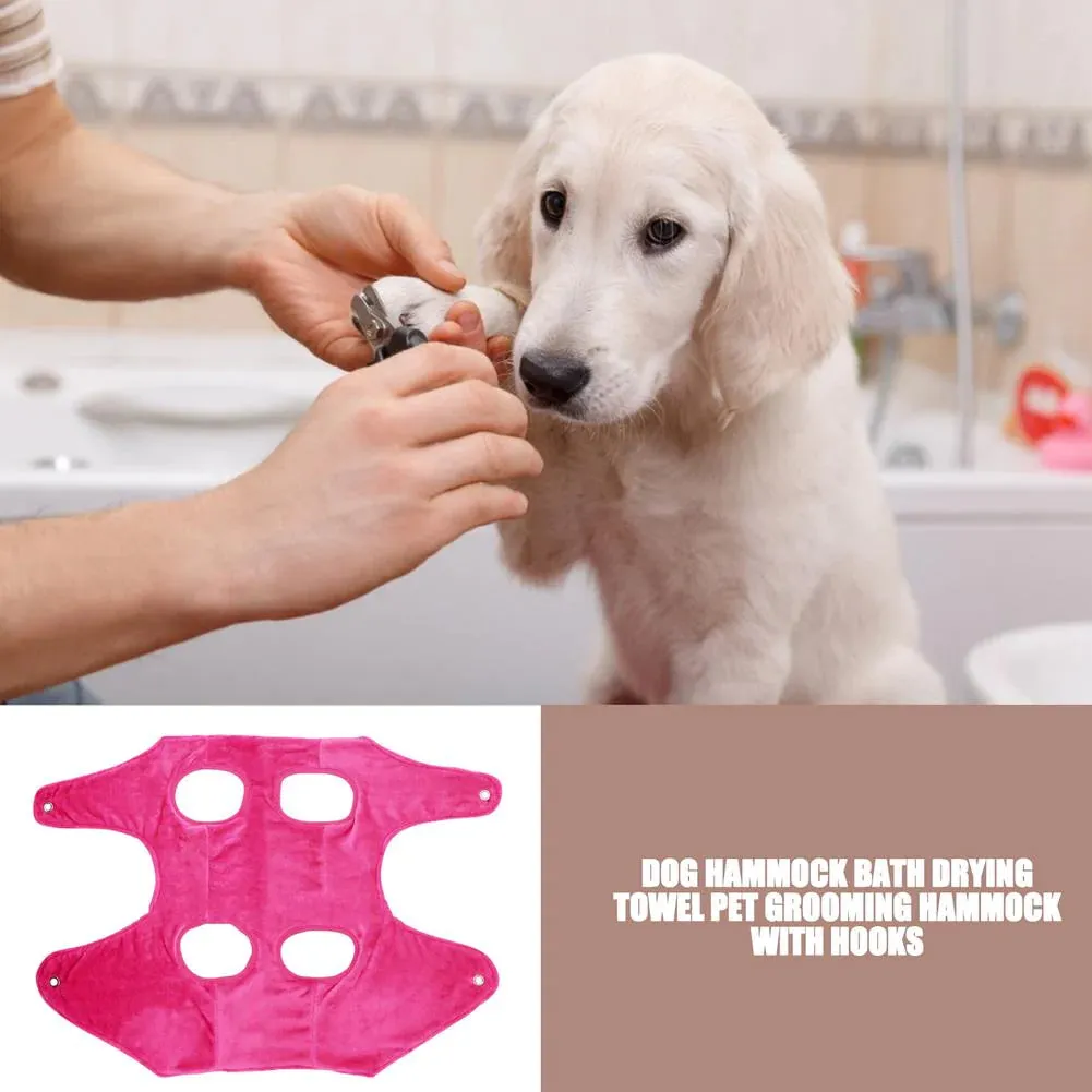 Portable Pet Grooming Hammock - Meet Pampered Paws! 🐾🛁