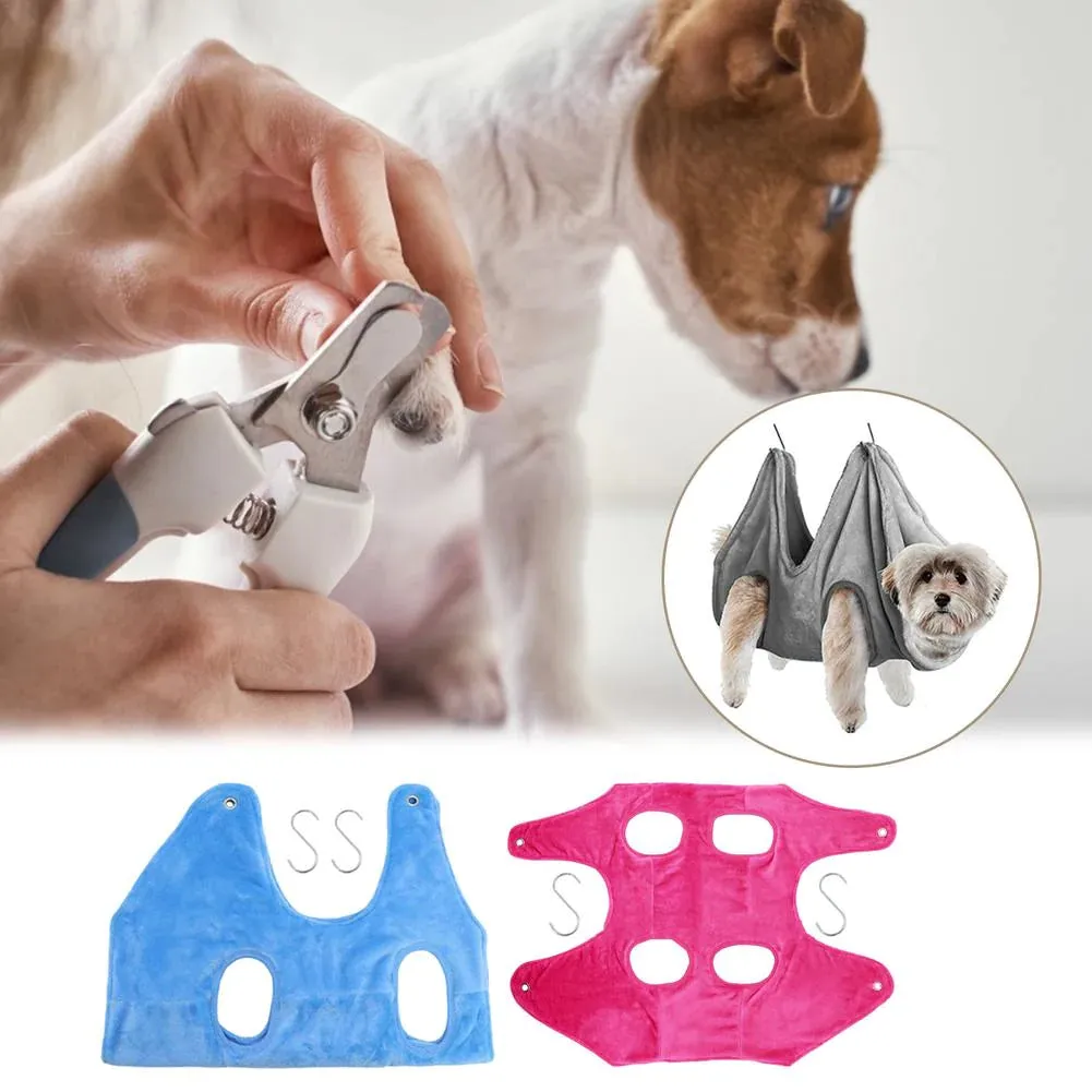 Portable Pet Grooming Hammock - Meet Pampered Paws! 🐾🛁