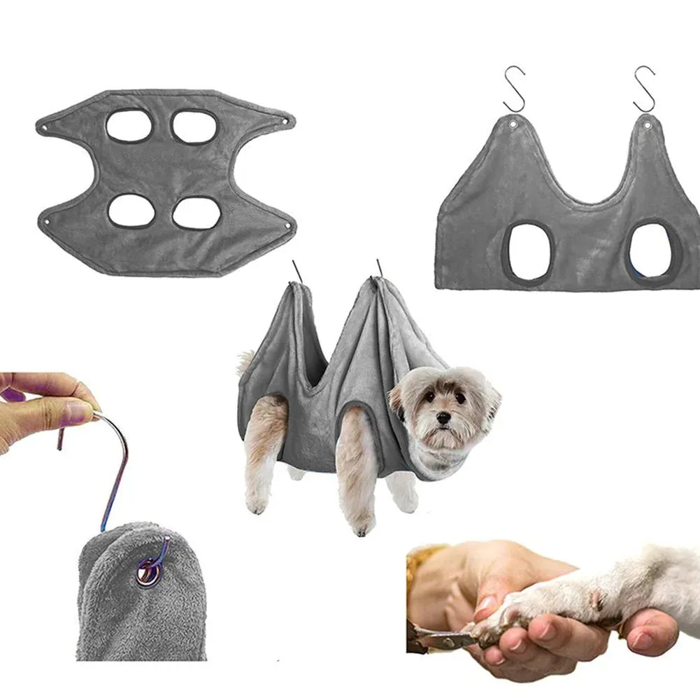 Portable Pet Grooming Hammock - Meet Pampered Paws! 🐾🛁