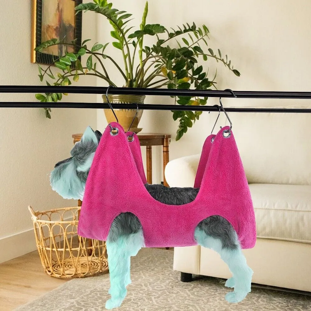 Portable Pet Grooming Hammock - Meet Pampered Paws! 🐾🛁