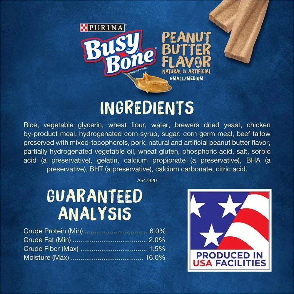 Purina Dog Treats Peanut Butter Chews 21 Oz 6 Pack
