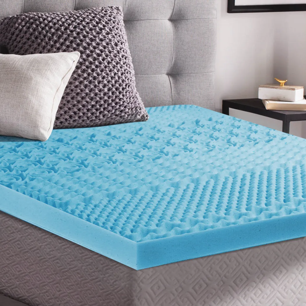 Queen Dreamz 7-Zone Cool Gel Memory Foam Bamboo Pink Cover
