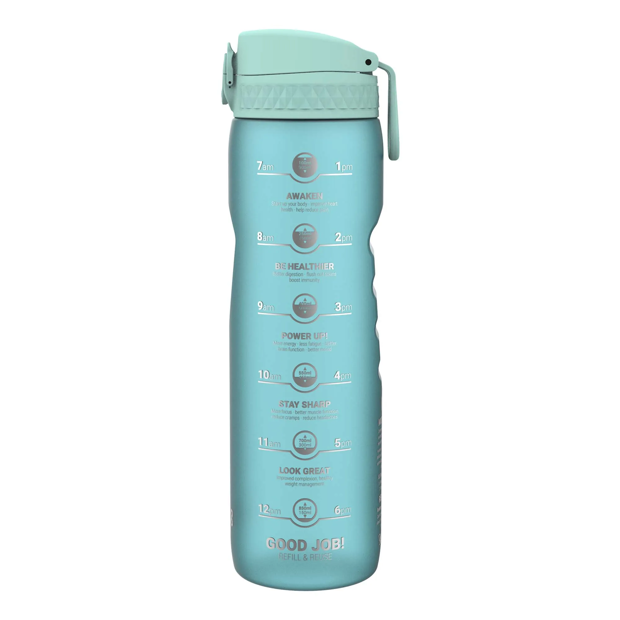 Quench Water Bottle Motivator Sonic Blue 1000ml