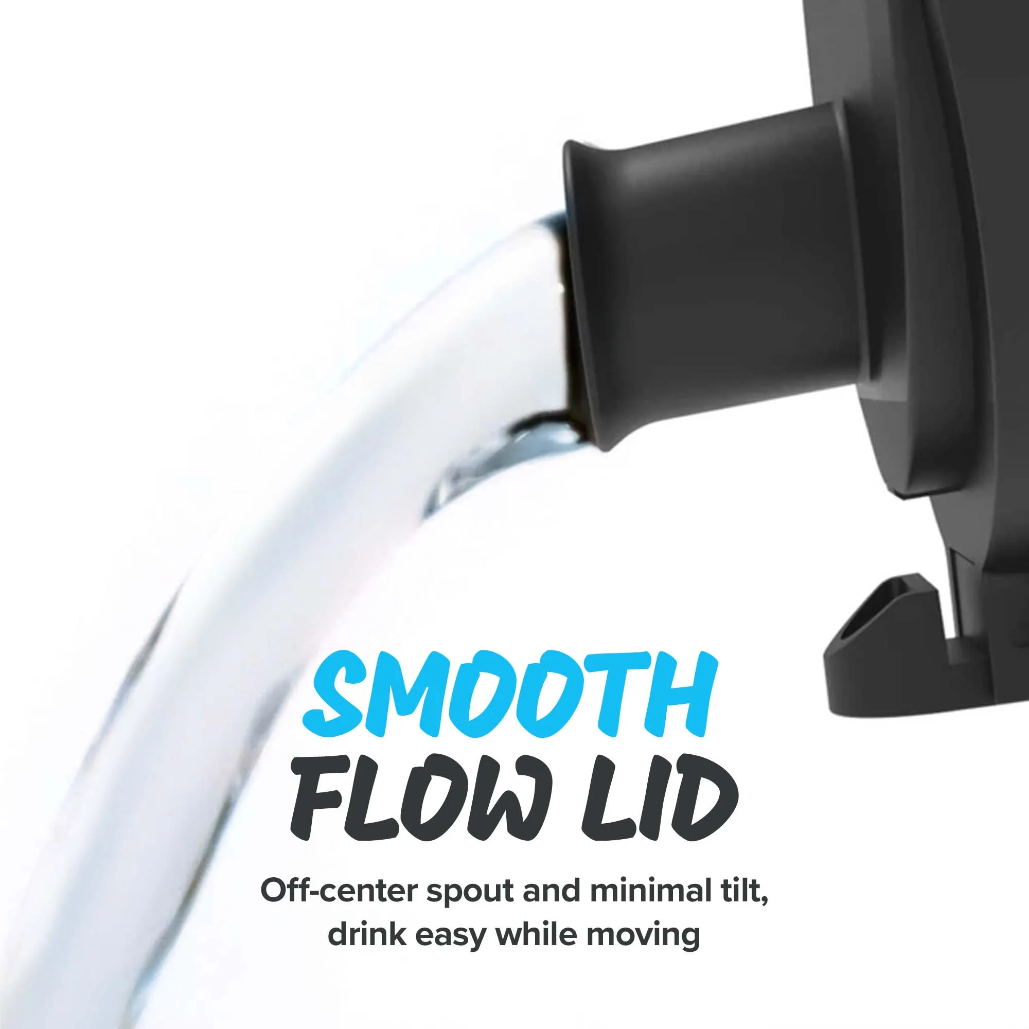 Quench Water Bottle Motivator Sonic Blue 1000ml