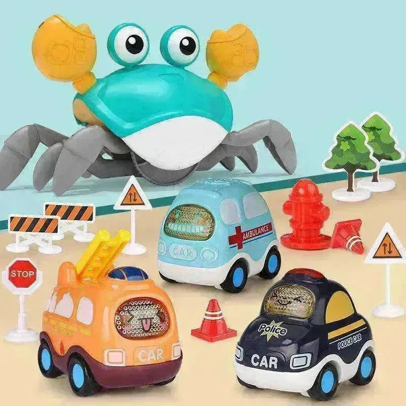 Rechargeable Electric Pet Crab Toy: Fun Learning Climb Music