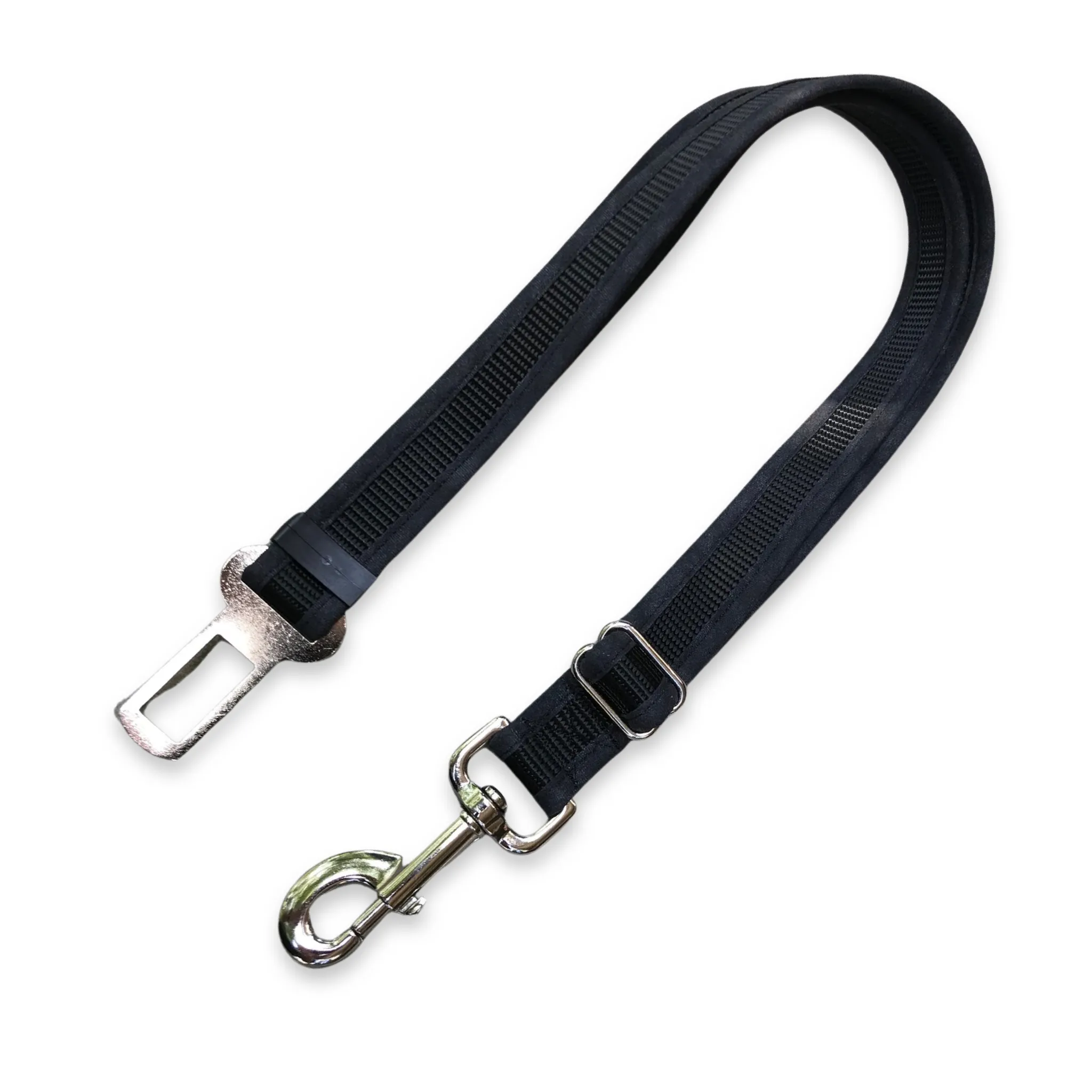 Seatbelt Leash - Black Grunge