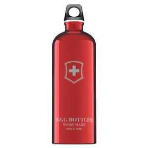 Sigg Water Bottle - Swiss Emblem - Red - 1 Liter