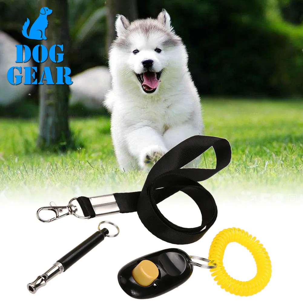 Ultrasonic Dog Training Whistle   Pet Training Clicker   Free Lanyard Set
