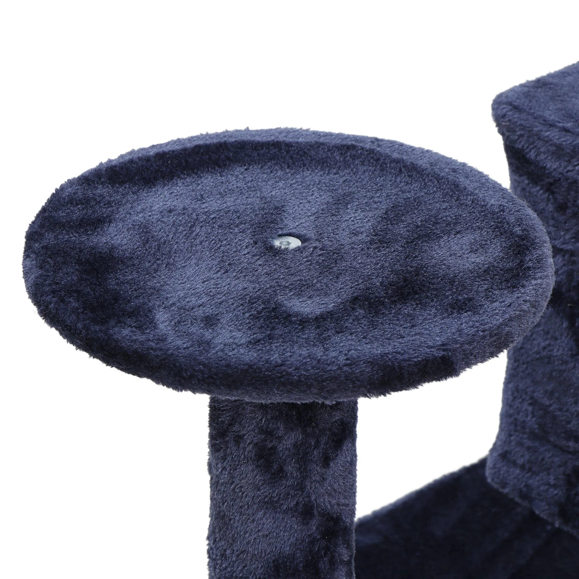 ZENY™ 53‘‘ Cat Tree with Sisal-Covered Scratching Posts and 2 Plush Rooms Cat Furniture for Kittens